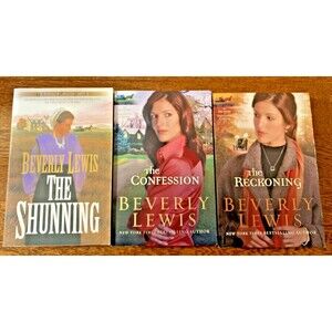 Beverly Lewis Amish Books Lot of 3 - Heritage of Lancaster County Book 1 + 2 + 3